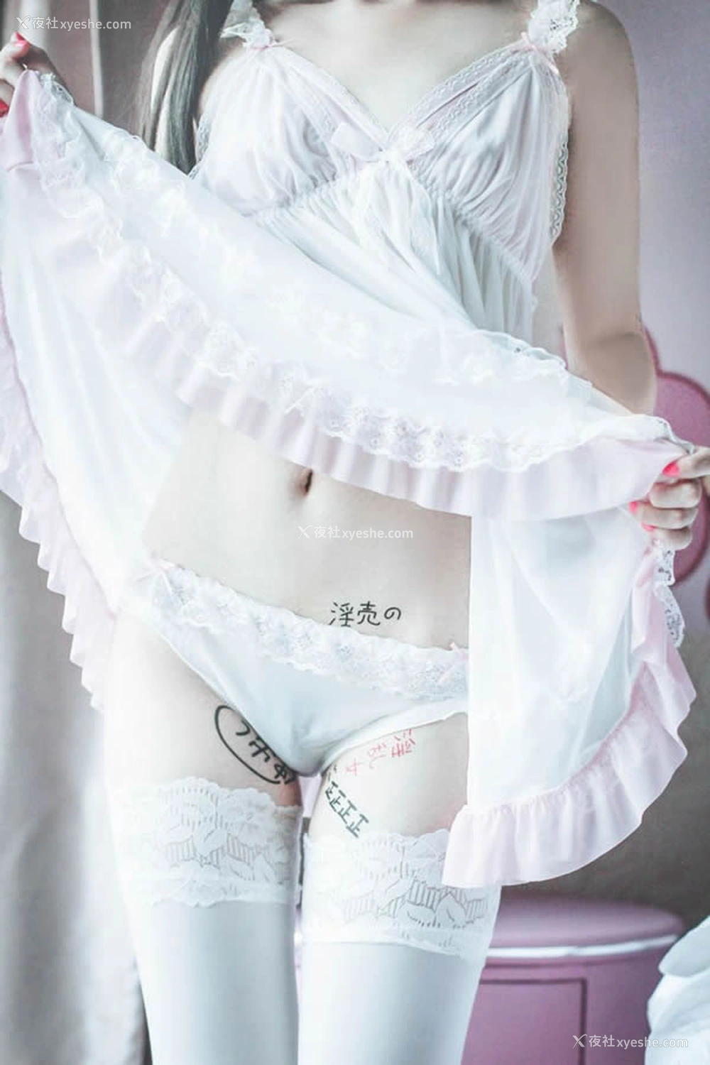 1P - 团子VIP会员套图系列-工口少女无圣光套图写真