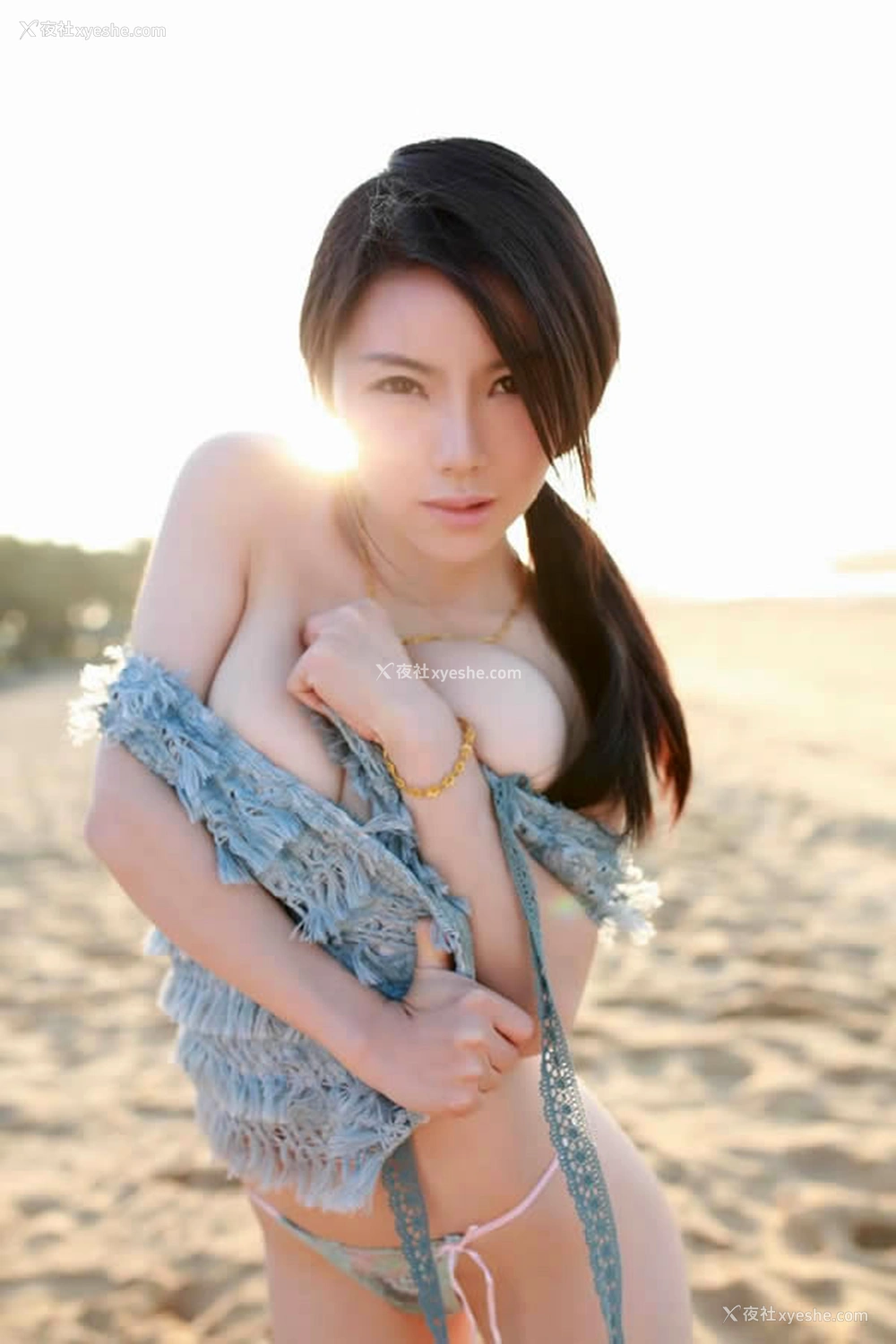 1P - 推女郎潘娇娇三亚旅拍无圣光绝美人体艺术套图写真5