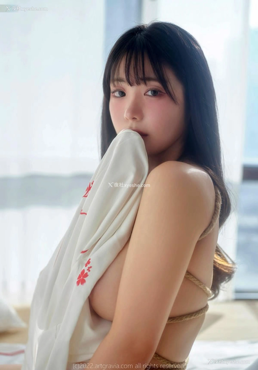 1P - 长发美女Wuyo室内SM绳艺无圣光写真