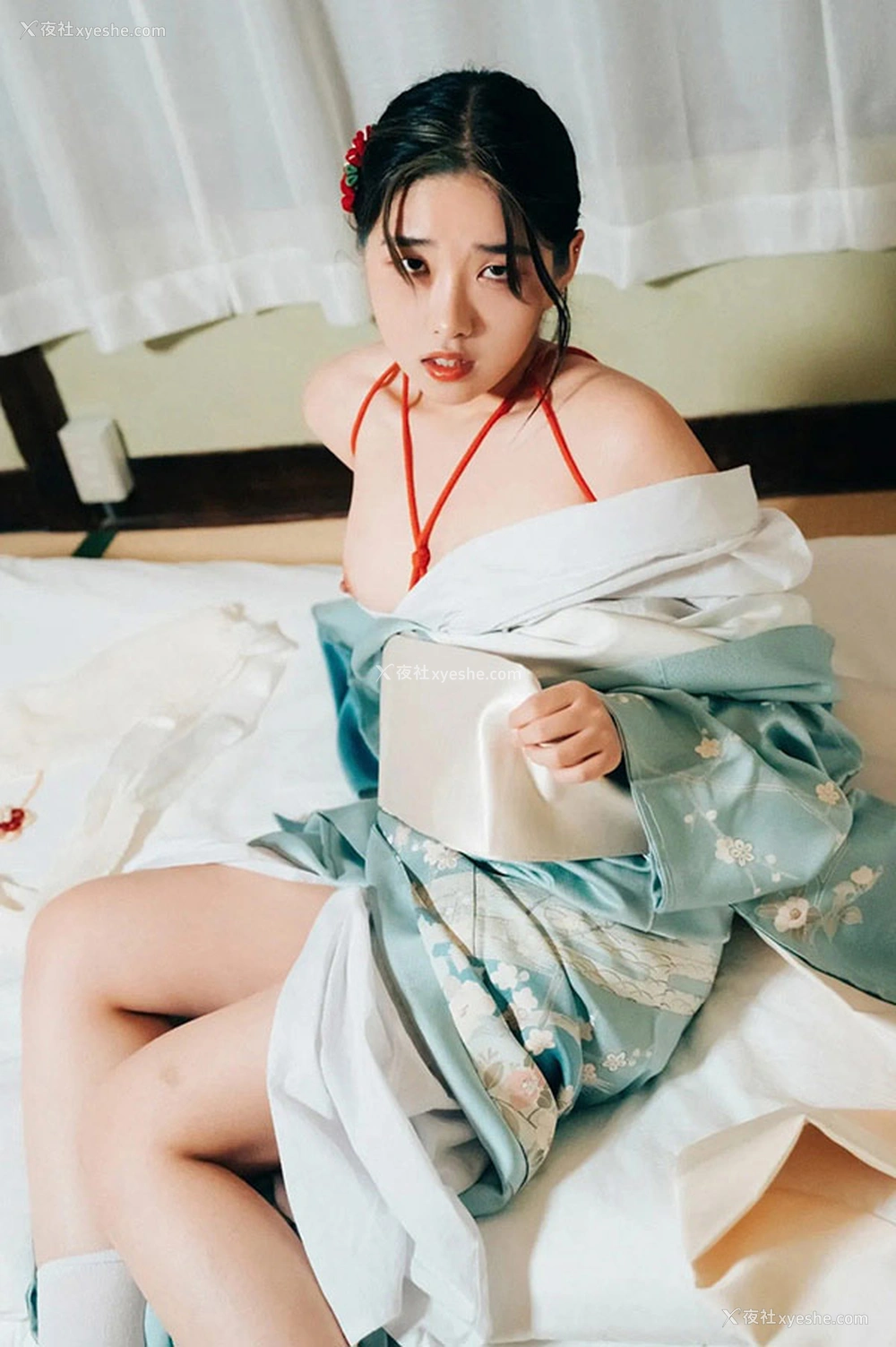 1P - 小姐姐SonSon和服下的SM红绳胴体诱惑