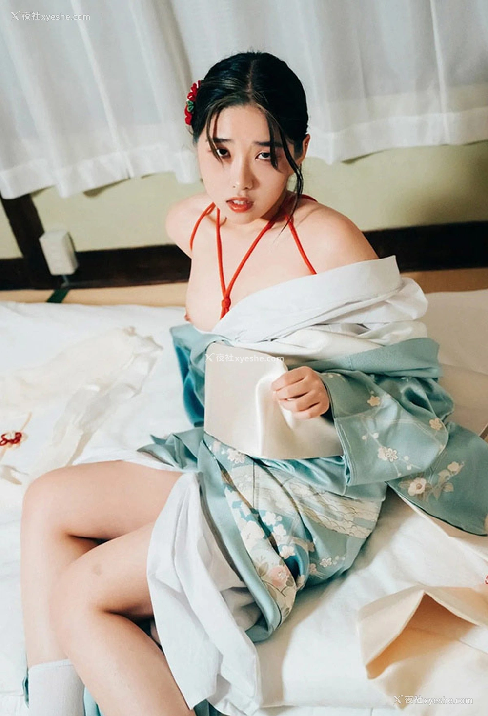 1P - 小姐姐SonSon和服下的SM红绳胴体诱惑