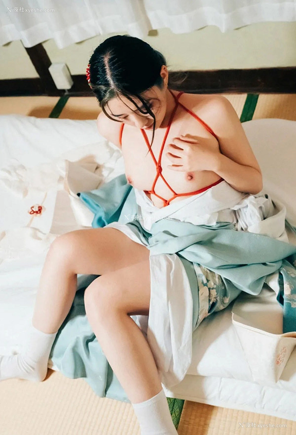 1P - 小姐姐SonSon和服下的SM红绳胴体诱惑