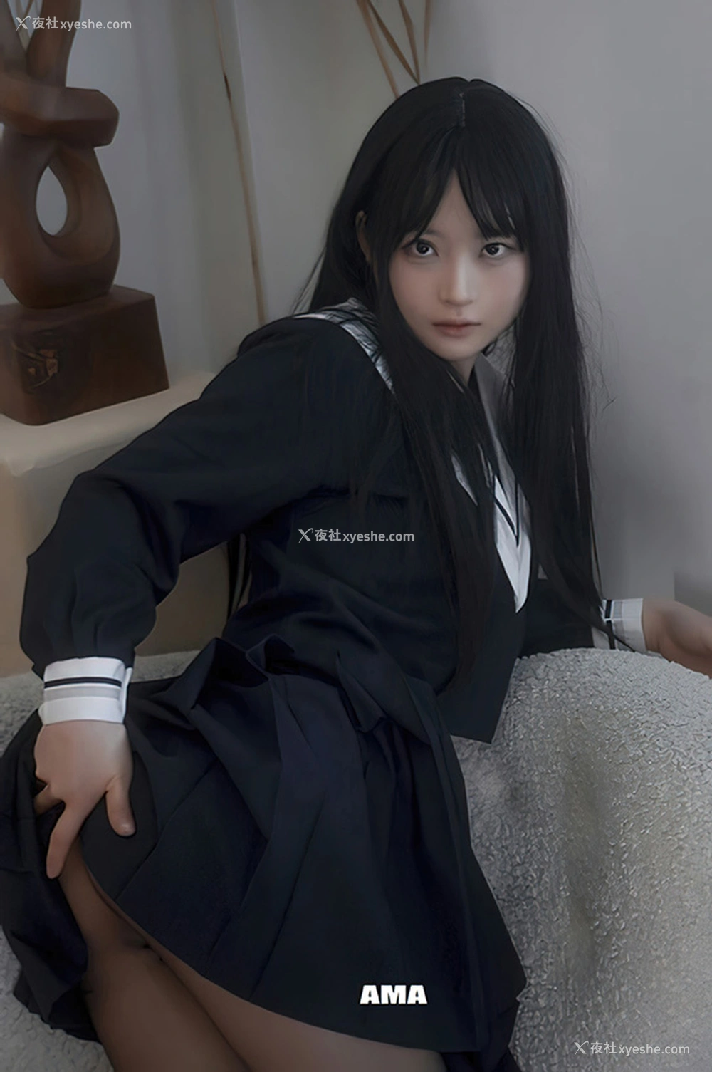 1P - 极品美女xiaoze小松妍奈私拍制服无圣光合集