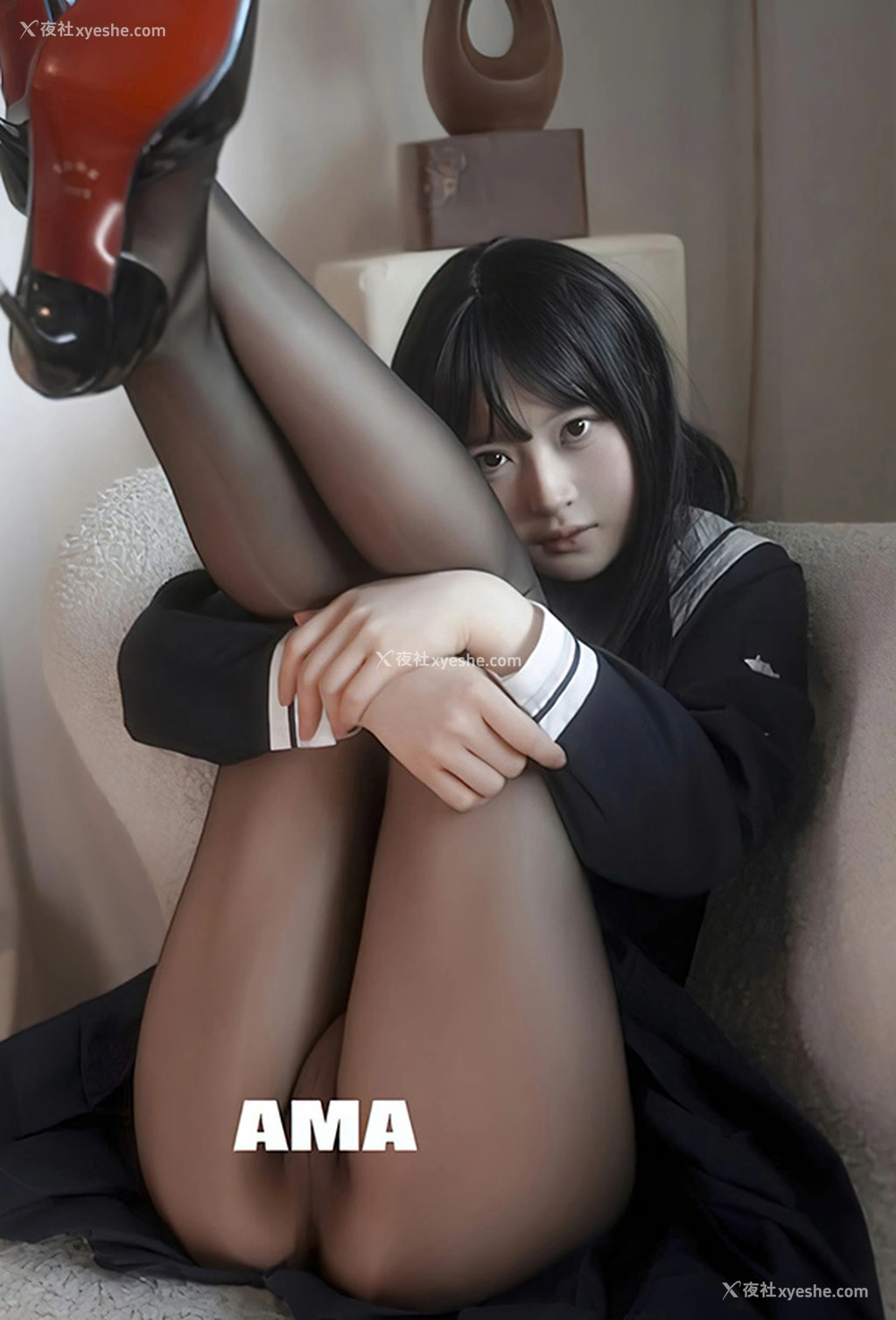 1P - 极品美女xiaoze小松妍奈私拍制服无圣光合集