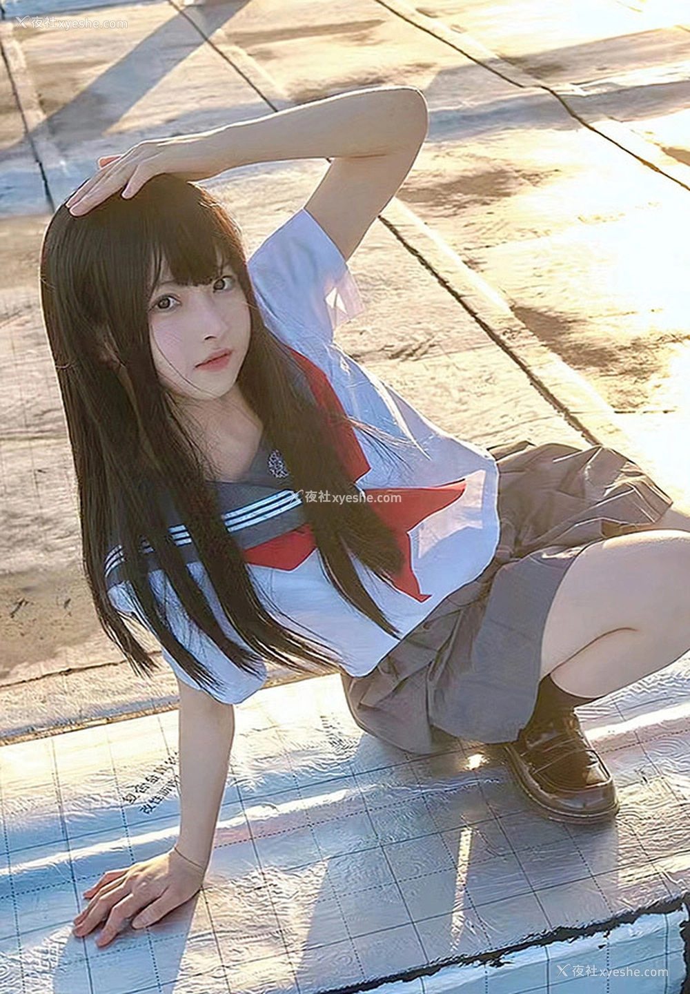 1P - 极品美女xiaoze小松妍奈私拍制服无圣光合集
