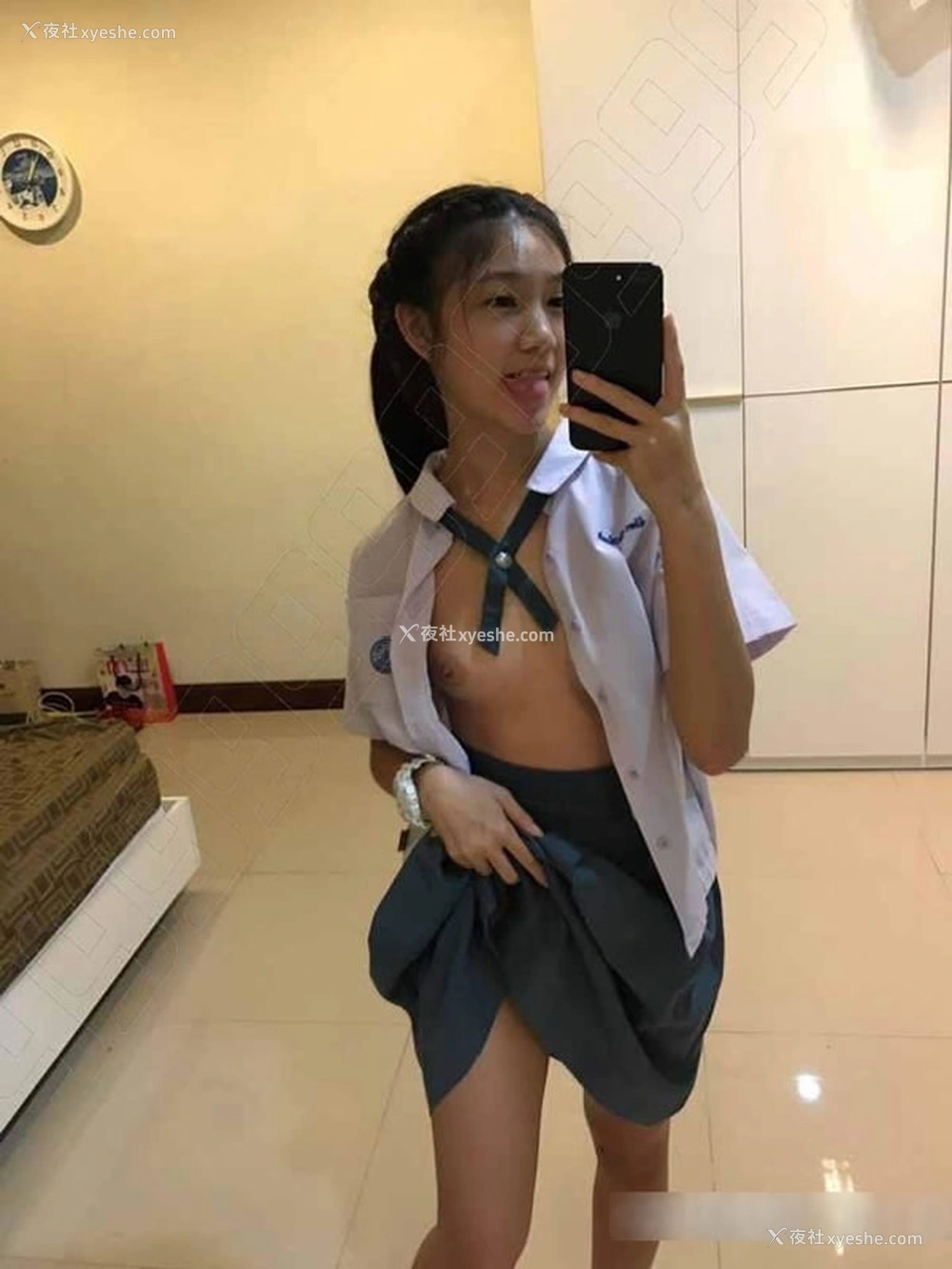 1P - 泰国女高中生自拍无圣光外流完整版