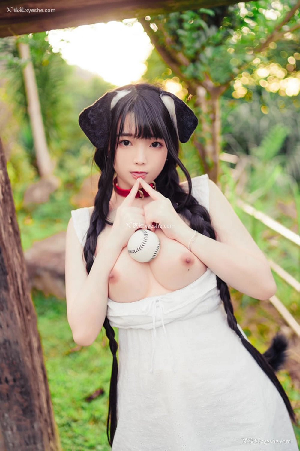 1P - 福利姬落落Raku – 闪亮少女 美丽狐女郎