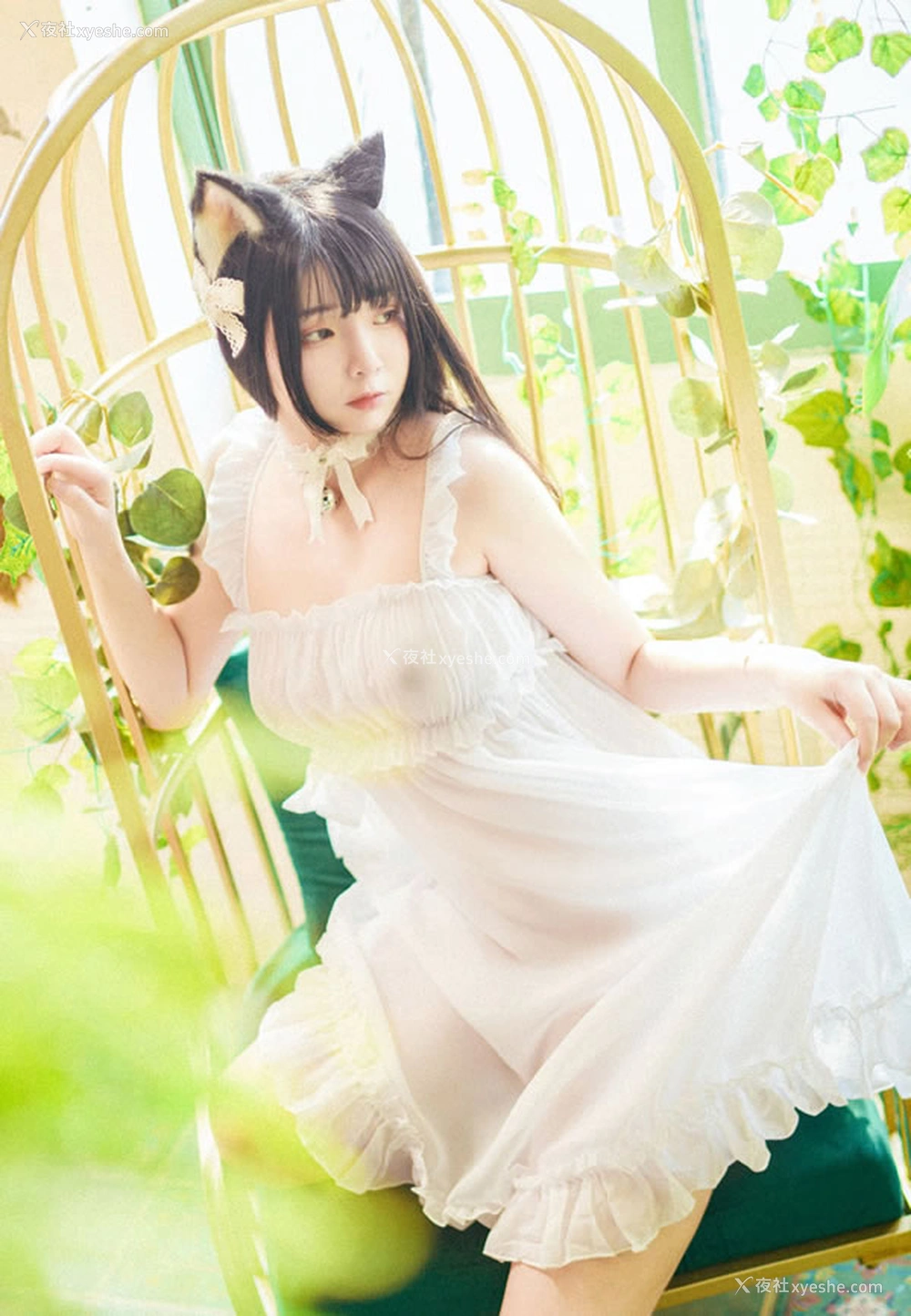 1P - 福利姬落落Raku – 闪亮少女 美丽狐女郎