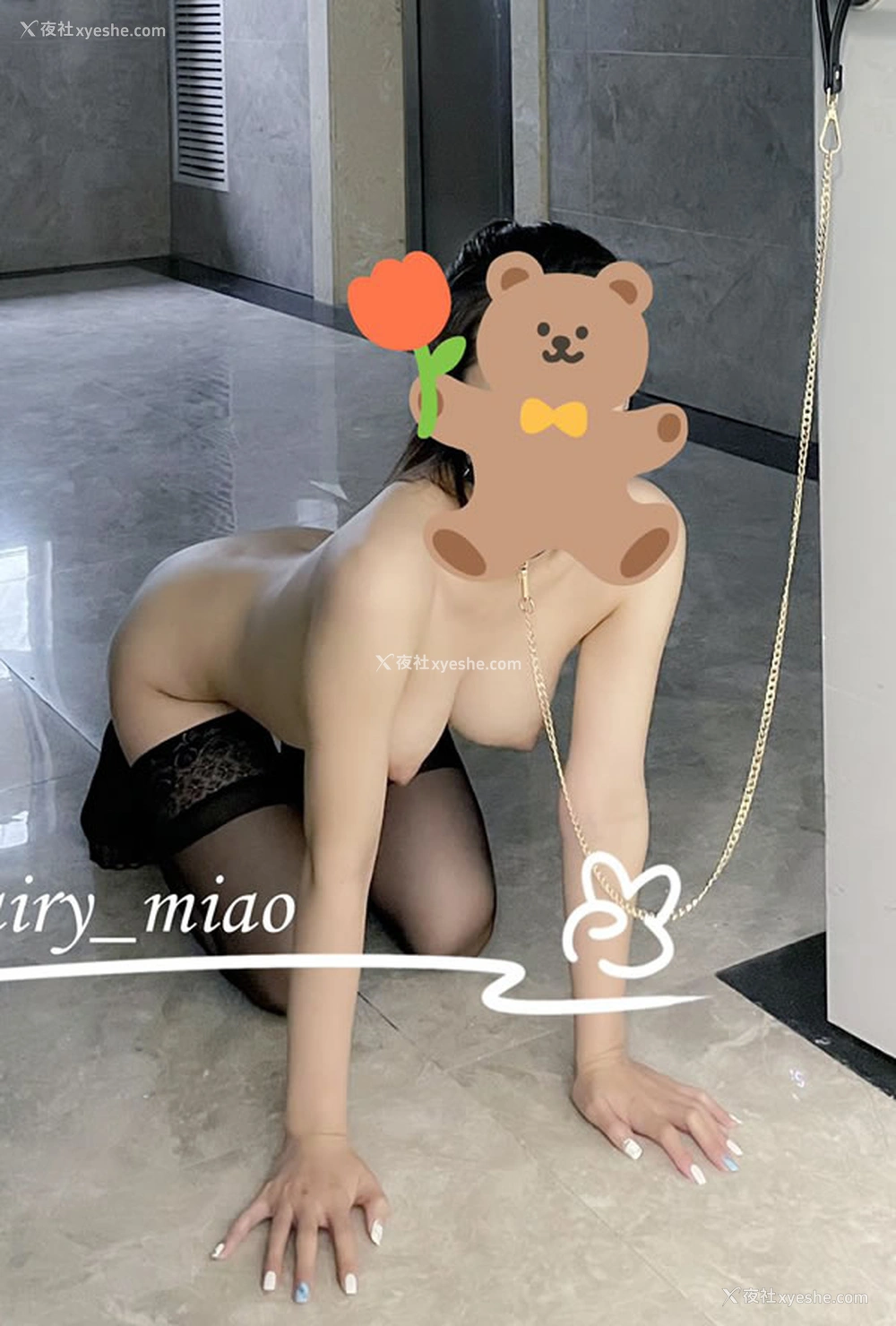 1P - 推特露脸女神双囍户外尺度露出图集