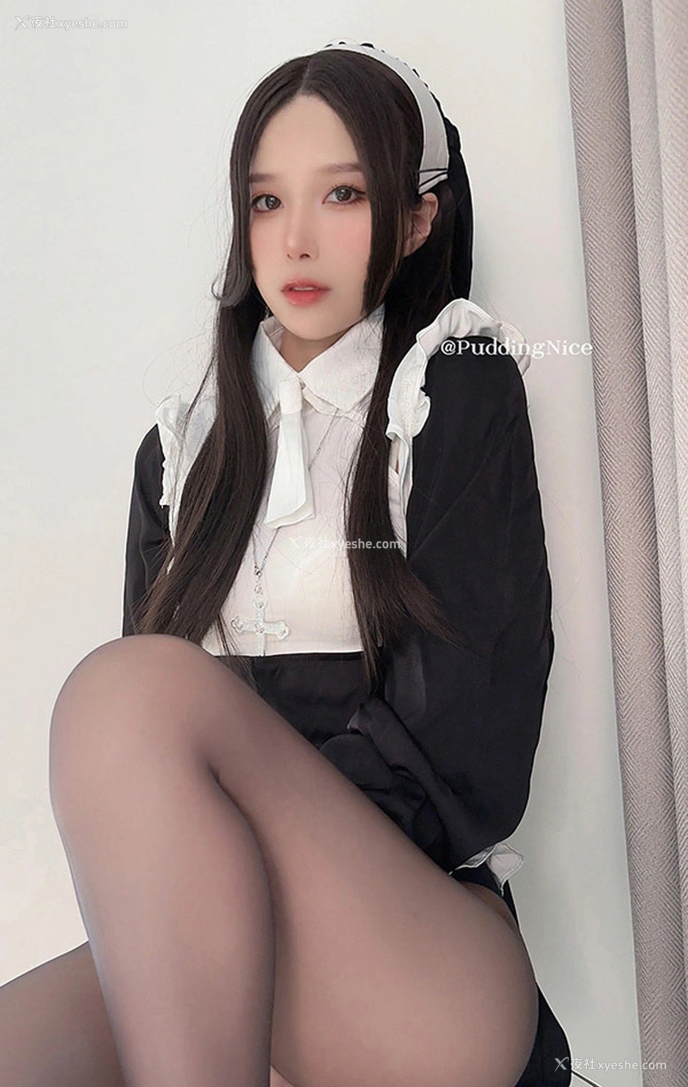1P - 网红美女布丁大法 堕落修女2