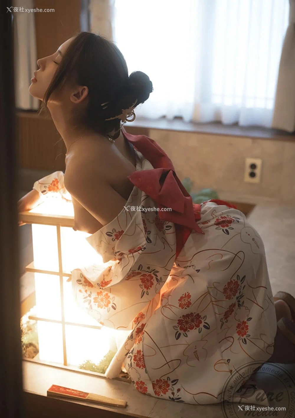 1P - 美艳小姐姐Yeha化身艺妓无圣光唯美图集