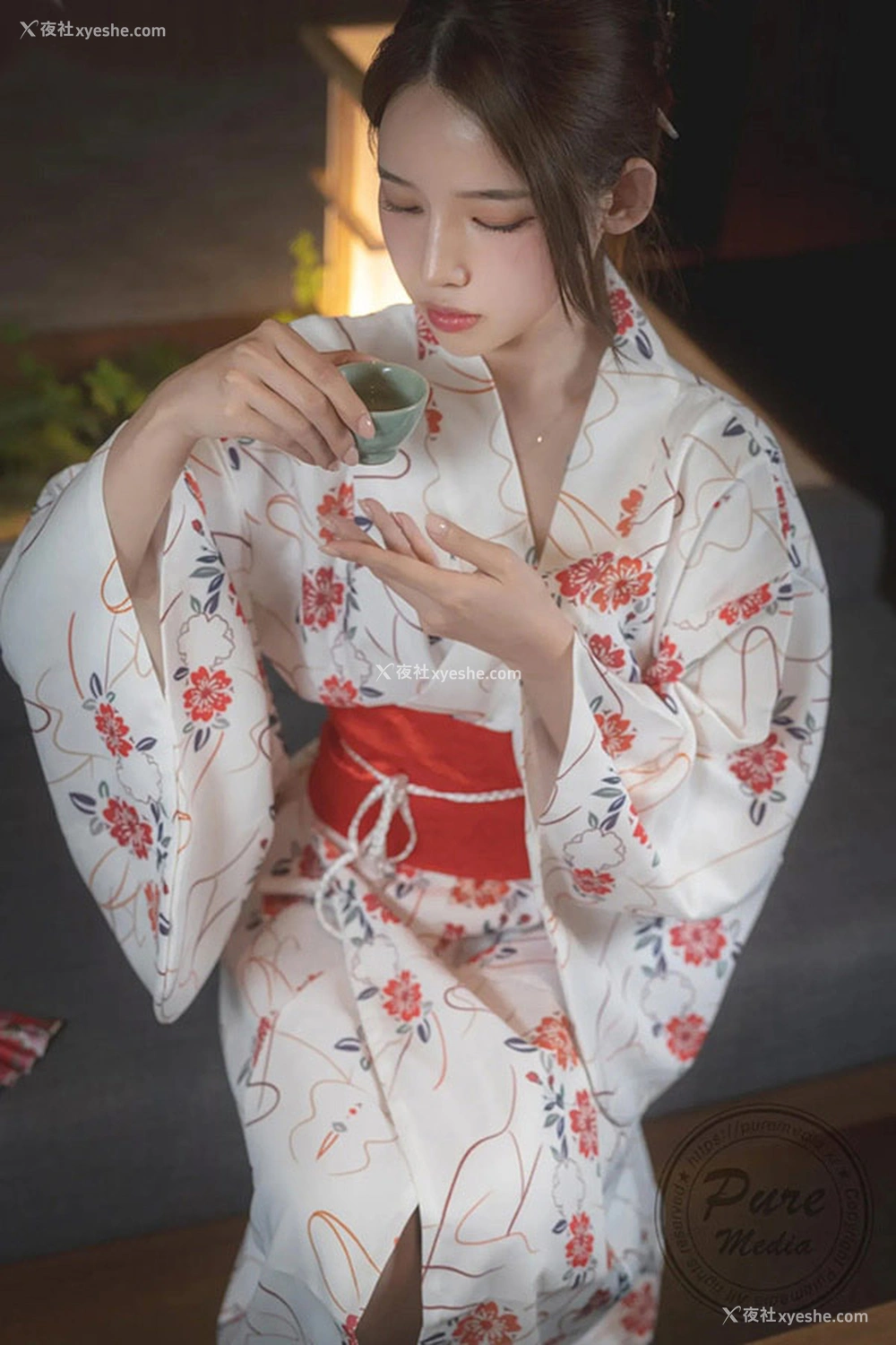 1P - 美艳小姐姐Yeha化身艺妓无圣光唯美图集