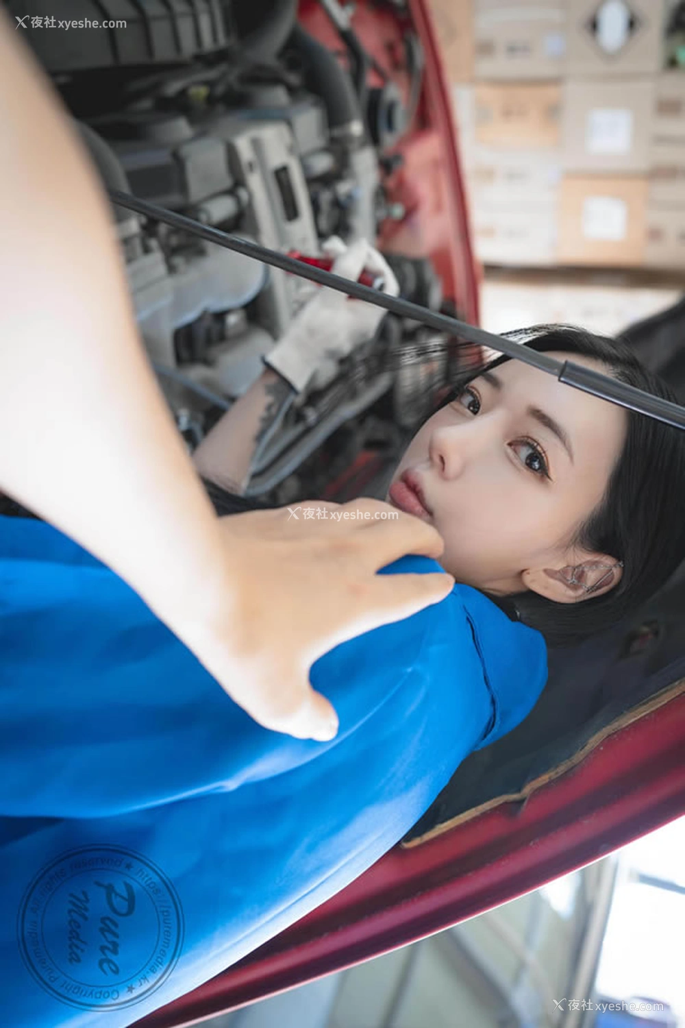双马尾美丽维修工Jia遇狼记SM无圣光图集