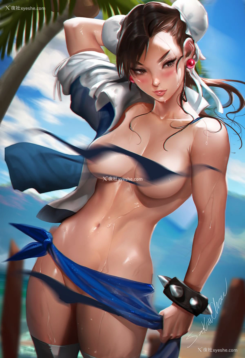 1P - 神级画师@Sakimi Chan 无圣光人体画作合集2