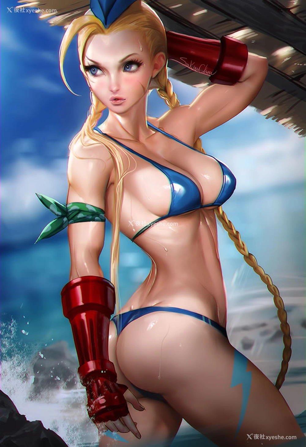 1P - 神级画师@Sakimi Chan 无圣光人体画作合集2