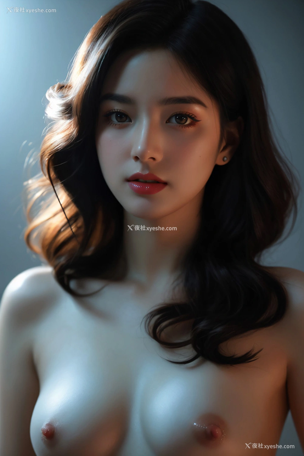 1P - 极品美女自画中来AI硬科技美女真假难分
