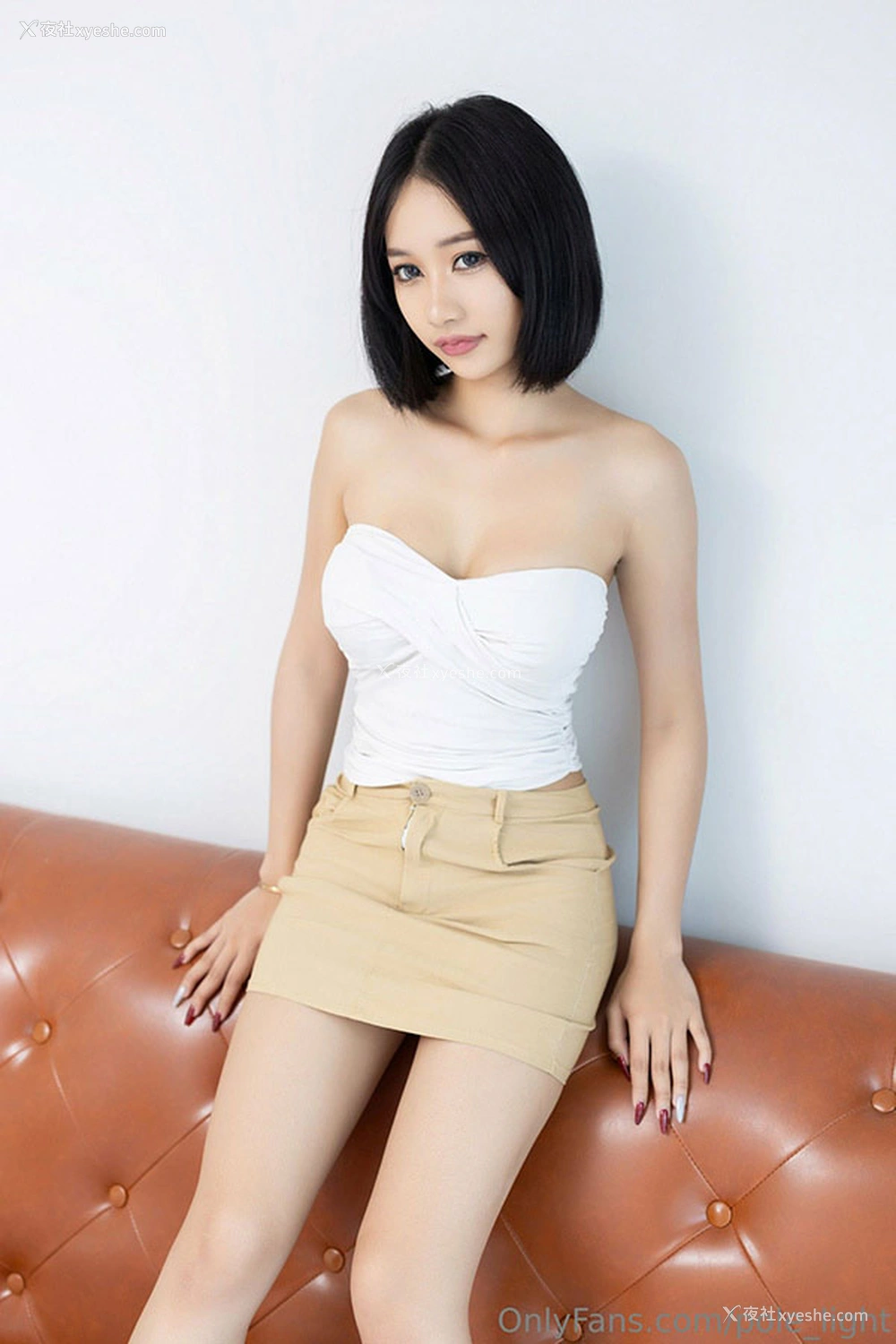 1P - 芭比娃娃美女Love抹胸紧身裙无圣光图集
