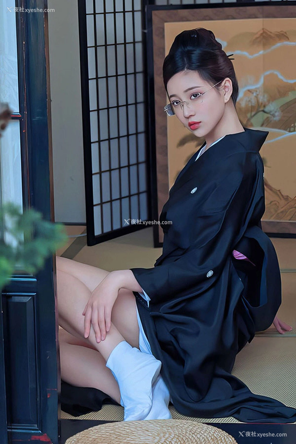 1P - 极品女神年年 未亡人无圣光图集