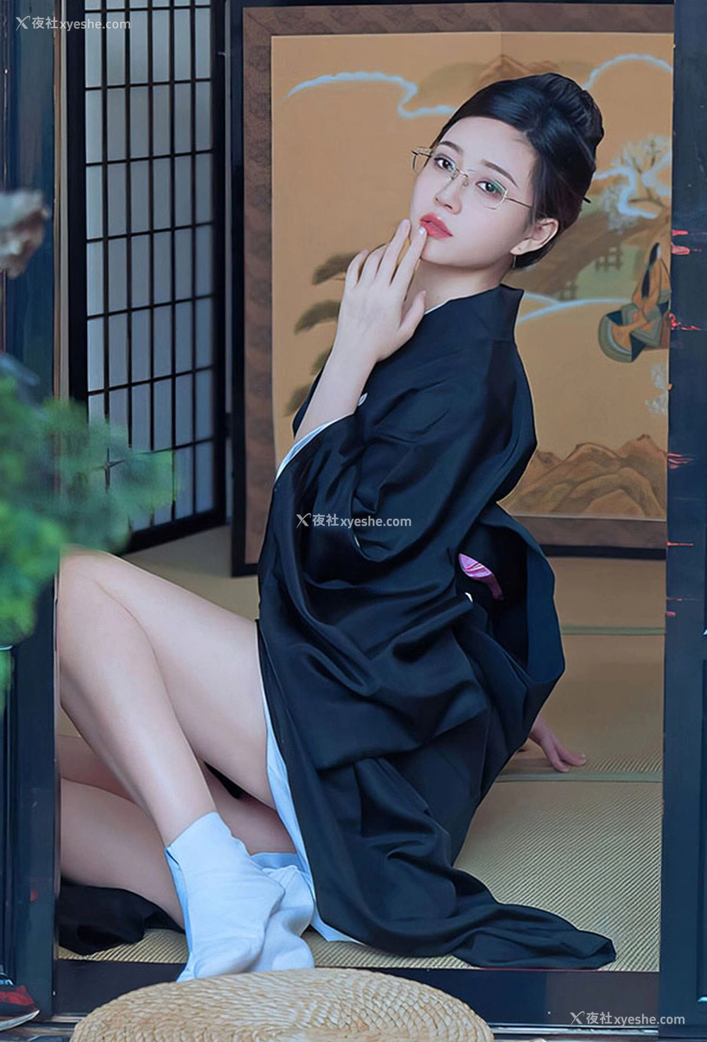 1P - 极品女神年年 未亡人无圣光图集