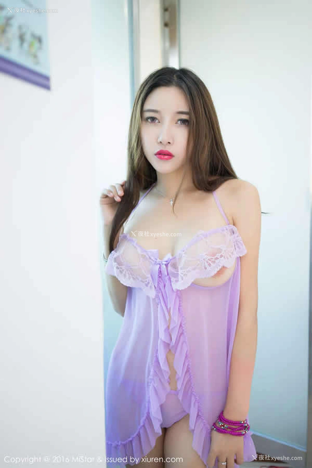 1P - 白美嫩模李梓熙透视装露美乳撩人无圣光福利全集
