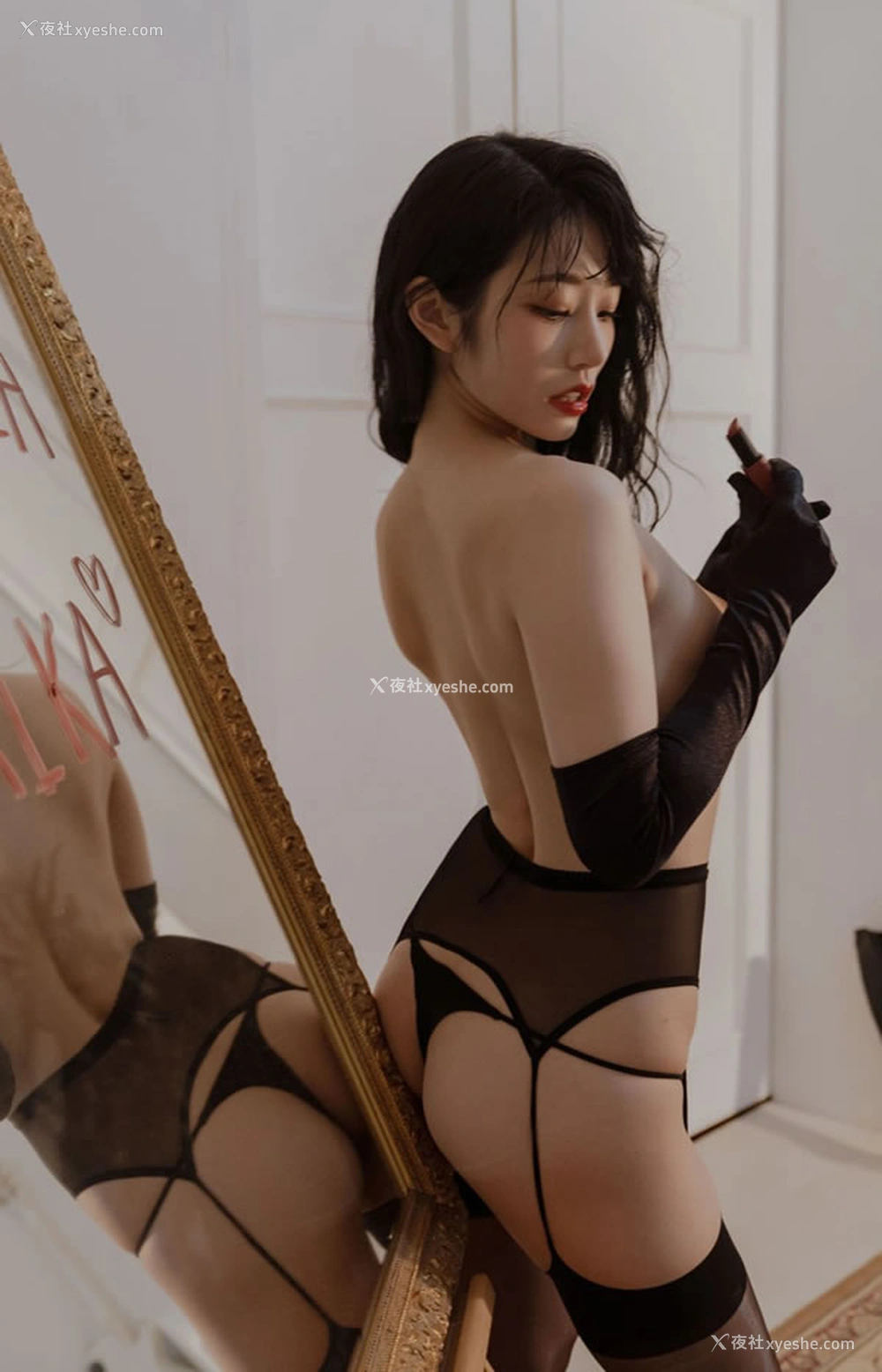 1P - 美丽小姐姐Saika黑丝内衣无圣光写真妩媚诱惑