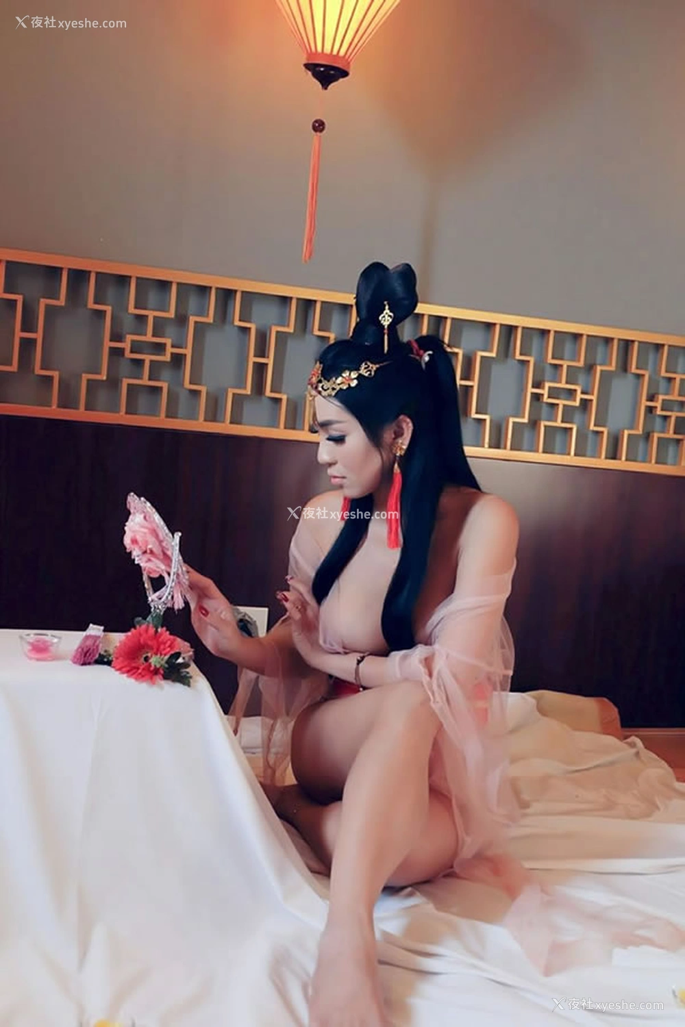 1P - 汤上莱卡摄影师众筹混血名模无圣光人体套图