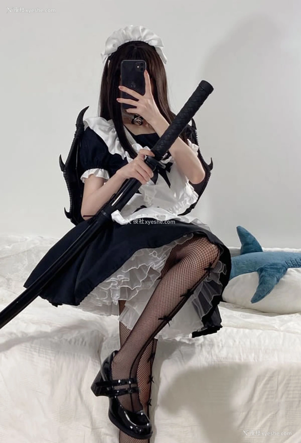 1P - 福利姬仙仙桃 – 小恶魔女仆无圣光图集