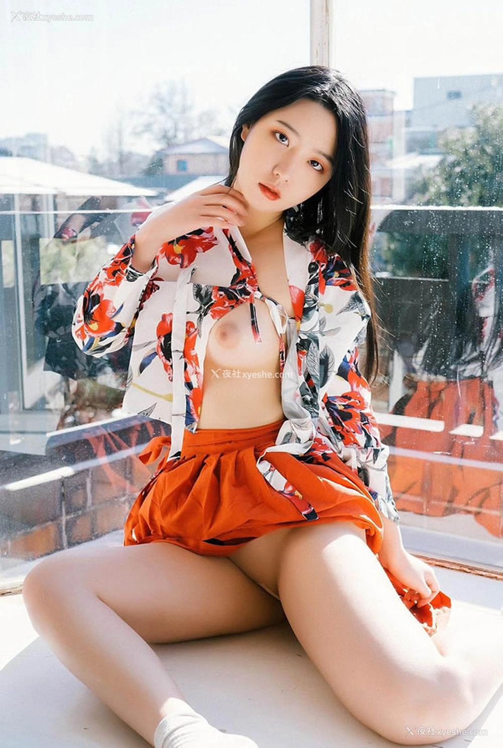 1P - 和服小美女长发飘飘唯美无圣光图集