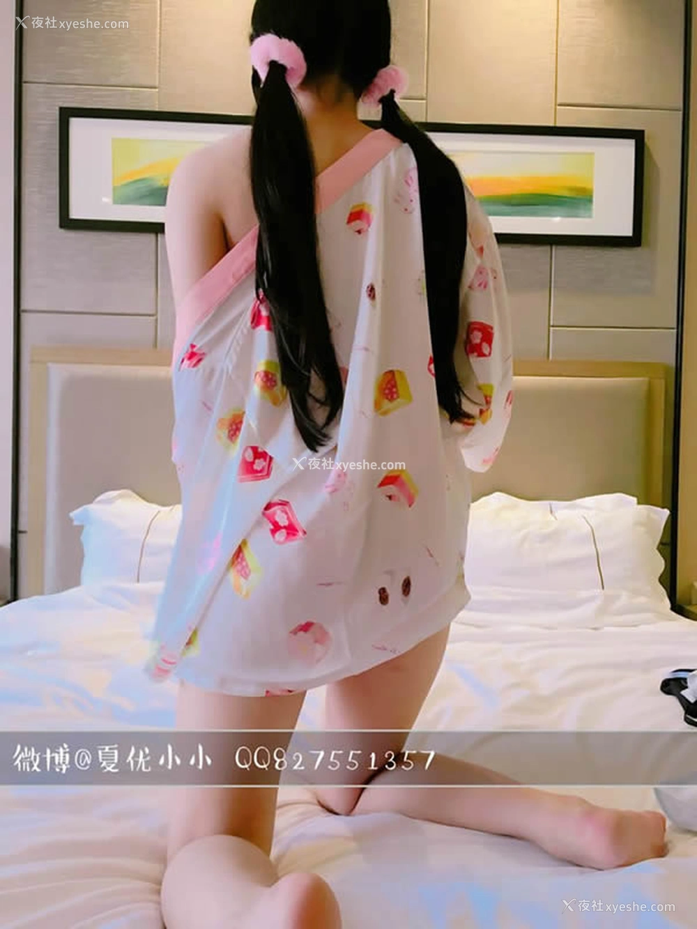 1P - PR社夏忧小小穿和服一个人玩无圣光人体写真