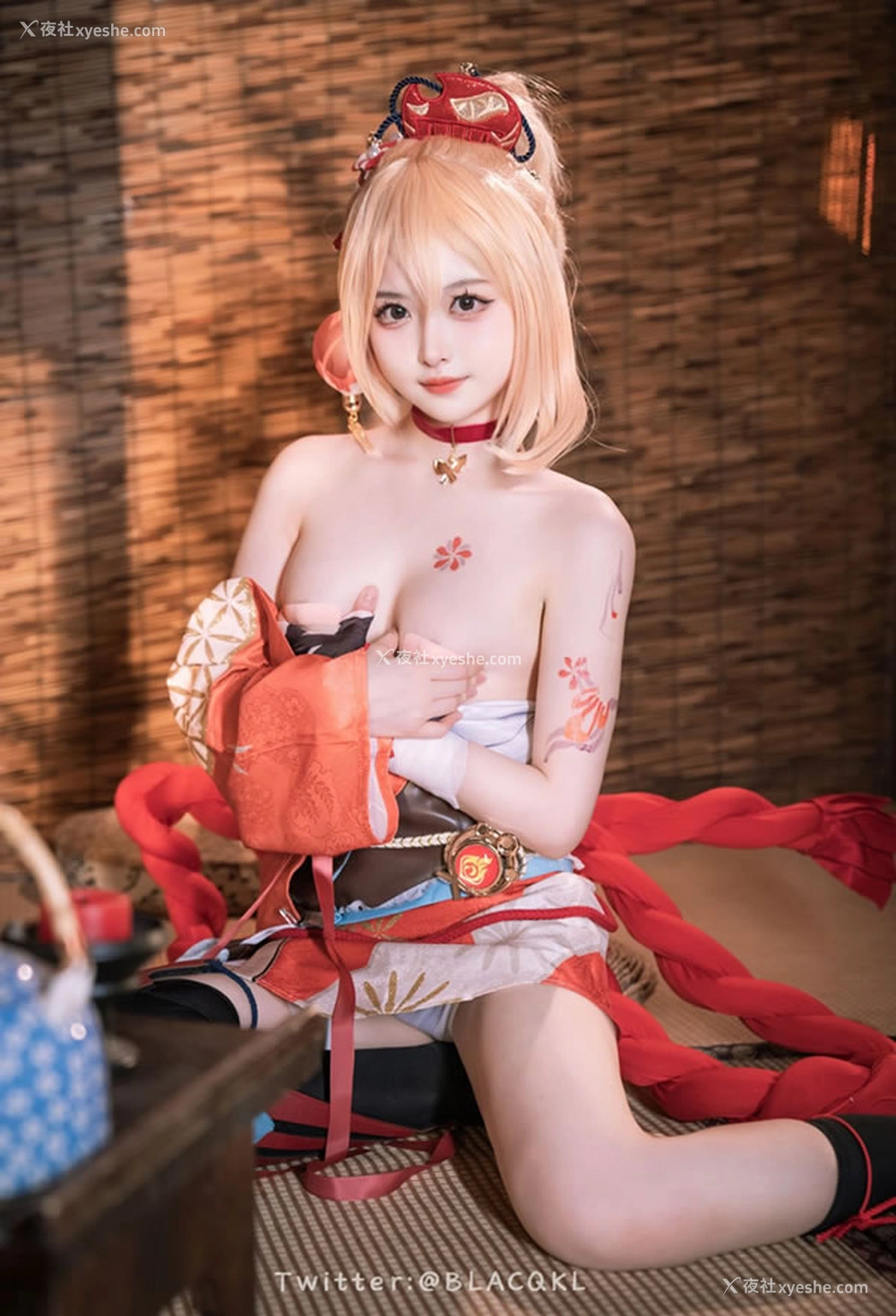 1P - 福利姬白莉爱吃巧克力 – 宵宫2