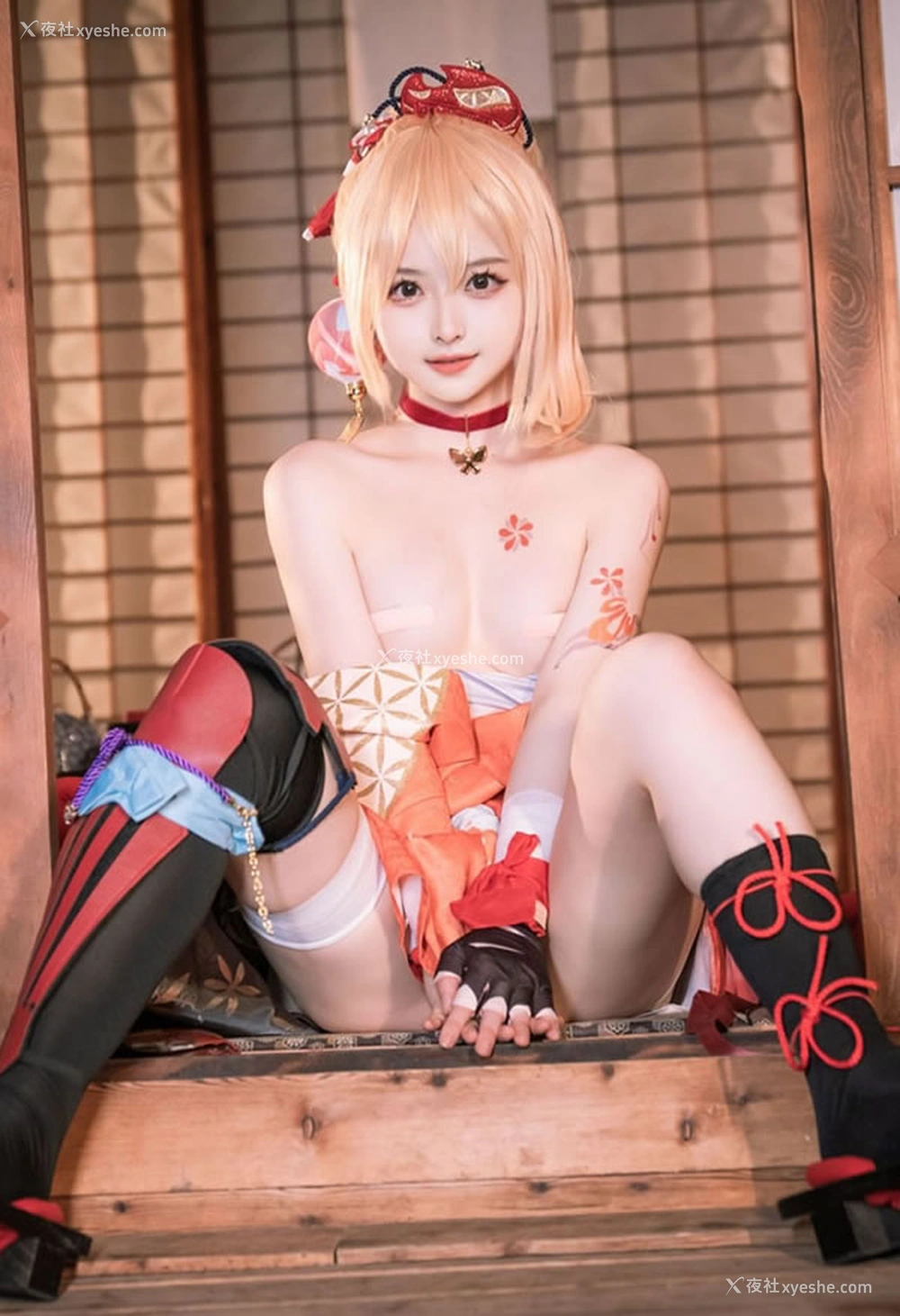 1P - 福利姬白莉爱吃巧克力 – 宵宫2