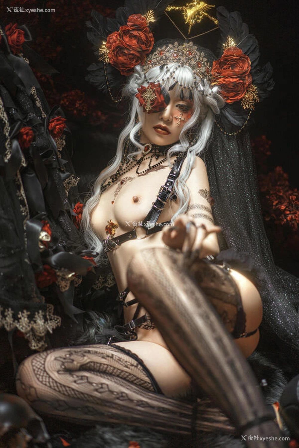 1P - 爆机少女喵小吉 – 鸦 无圣光唯美图集