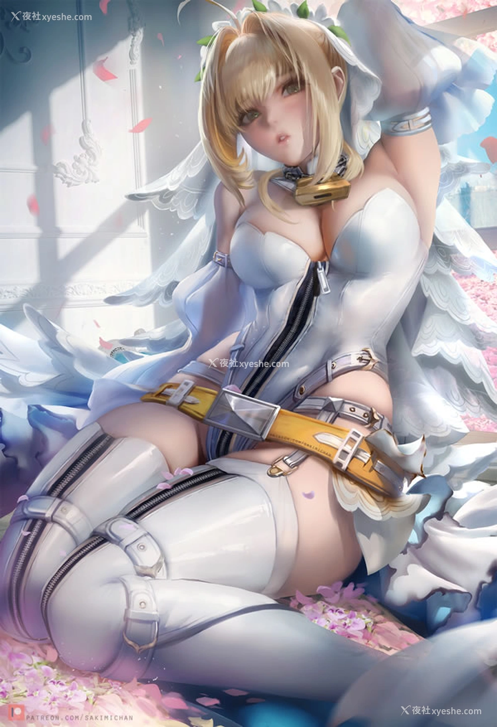 1P - 神级画师@Sakimi Chan 无圣光人体画作合集3