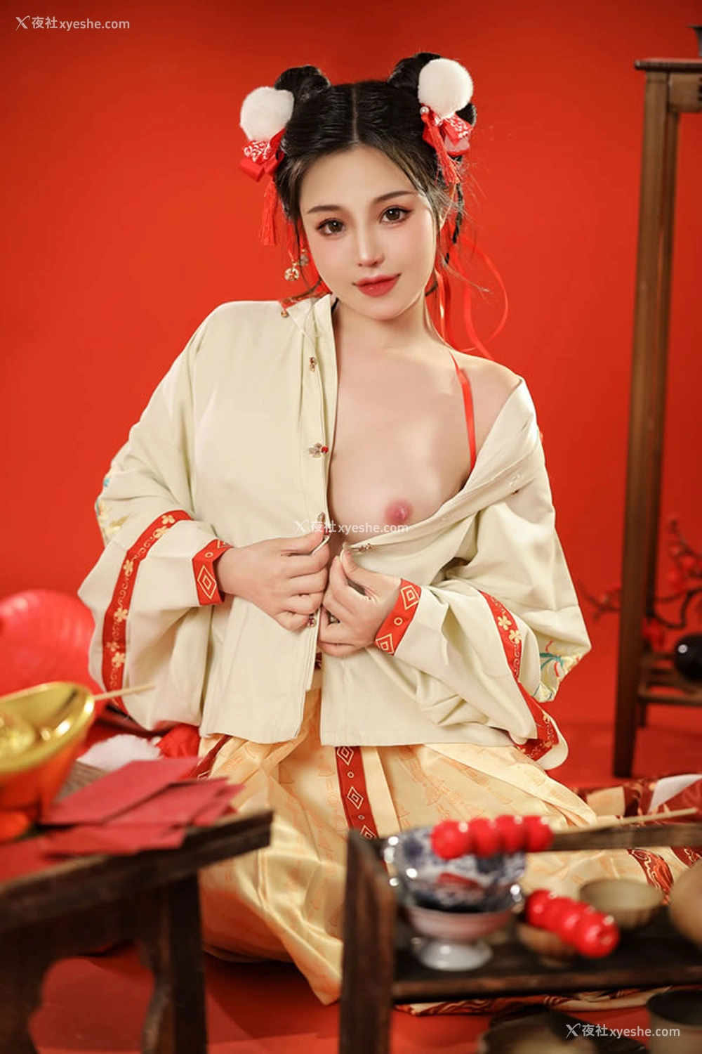 1P - 极品福利姬桃暖酱-兔年唯美尺度图集