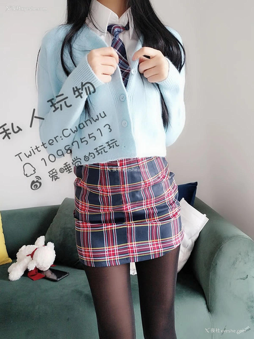 1P - 白虎福利姬@私人玩物-古怪的黑丝学妹