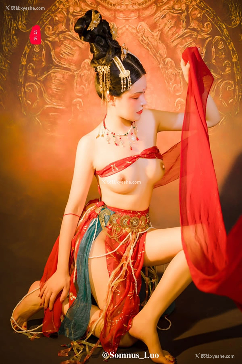 1P - 古装唯美人体摄影天花板落苏无圣光图集2