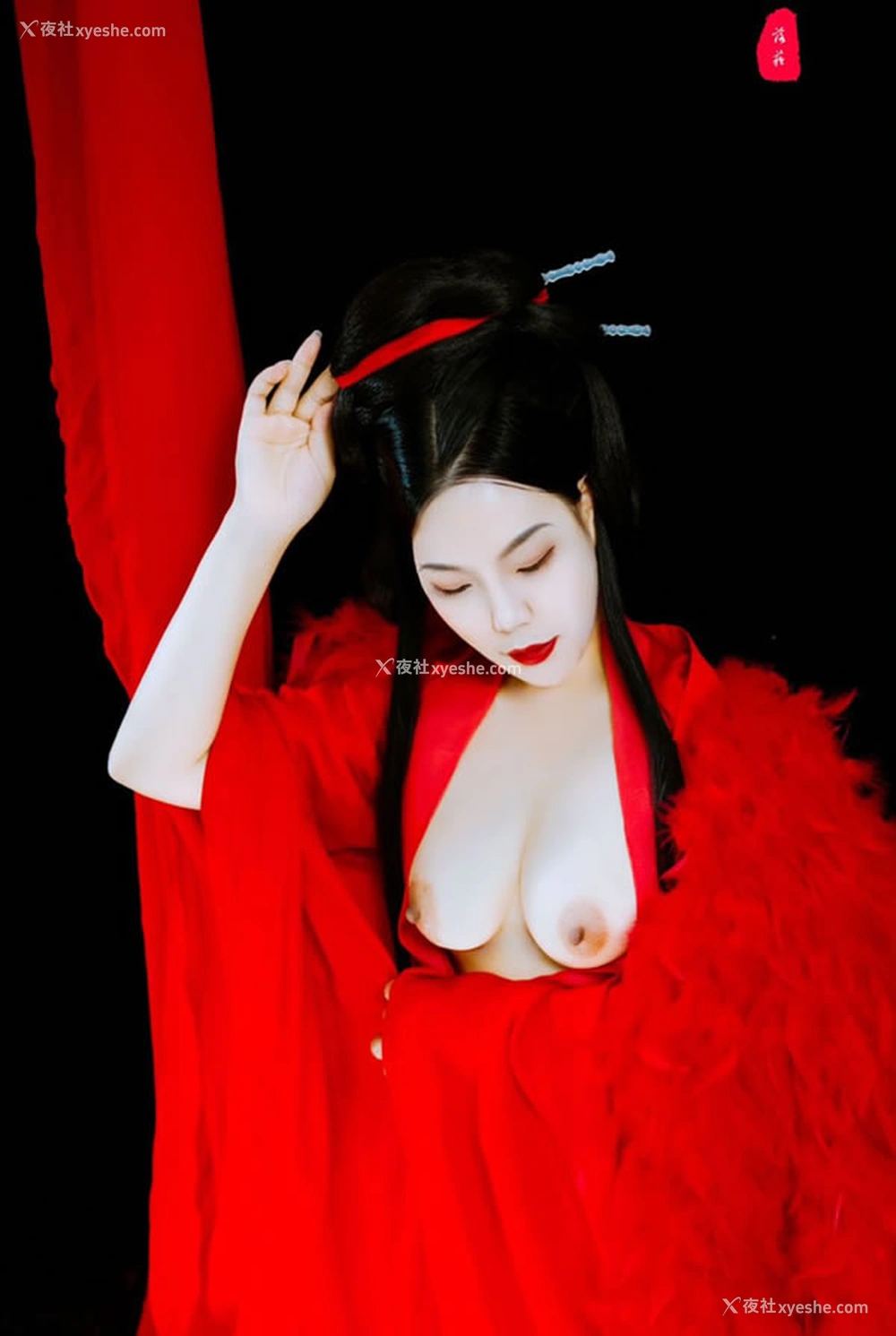 1P - 古装唯美人体摄影天花板落苏无圣光图集2