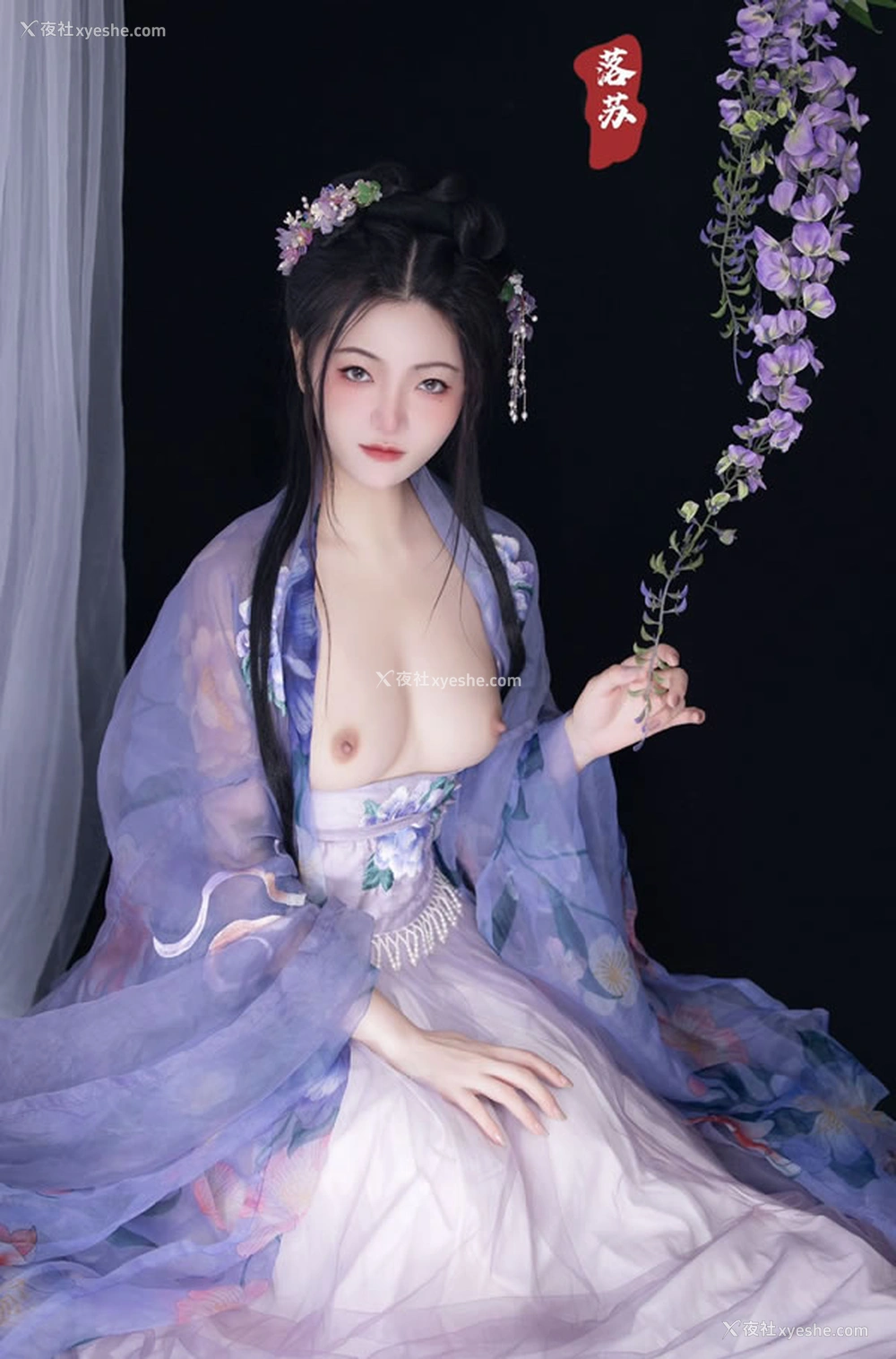 1P - 古装唯美人体摄影天花板落苏无圣光图集2