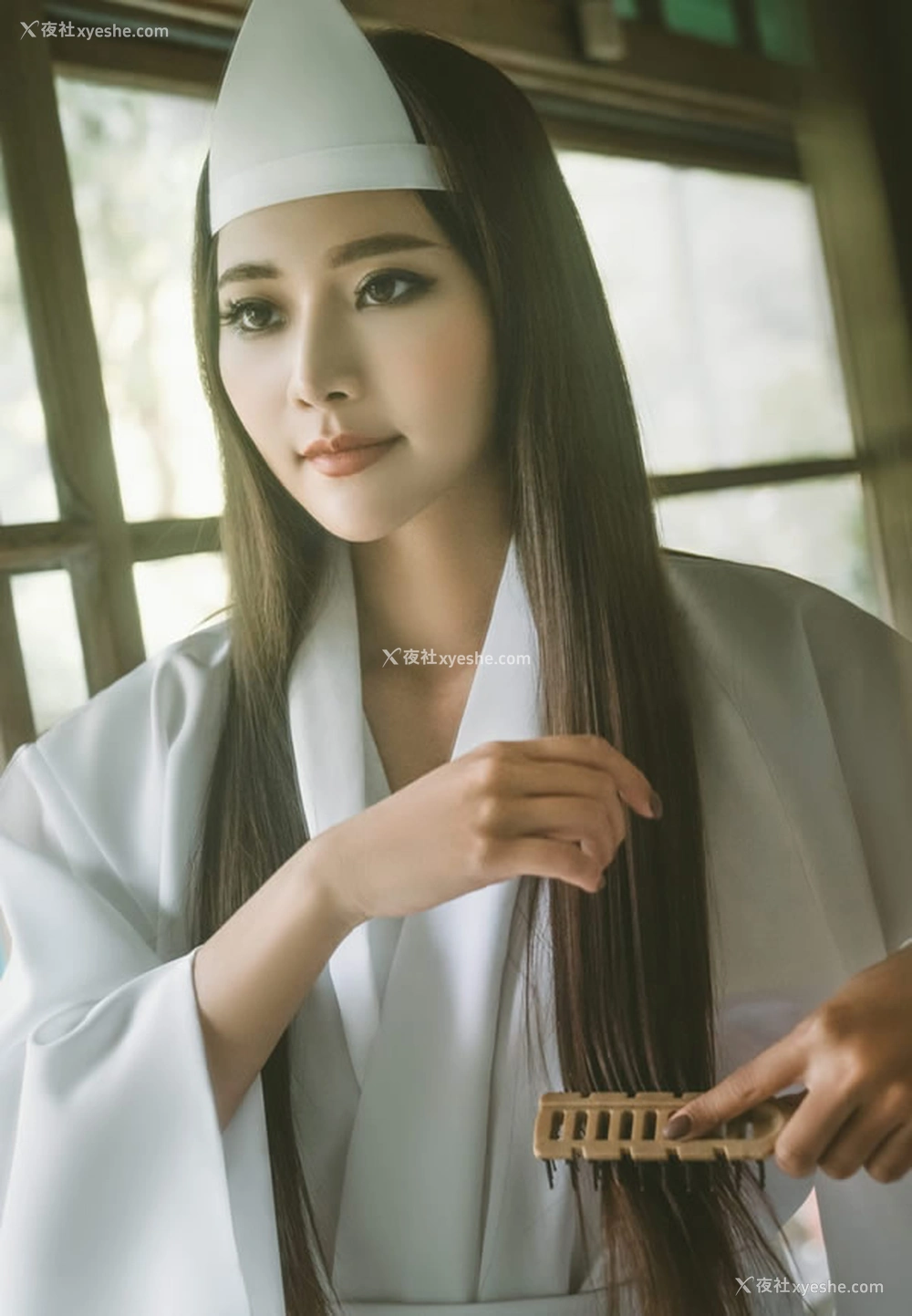 1P - JVID写真E奶乐乐痴女幽灵鬼姬杯无圣光套图2