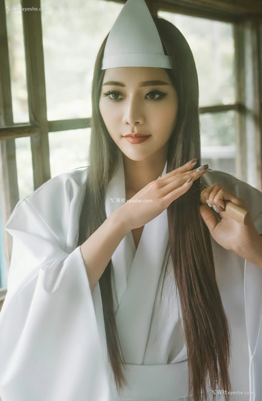 1P - JVID写真E奶乐乐痴女幽灵鬼姬杯无圣光套图2