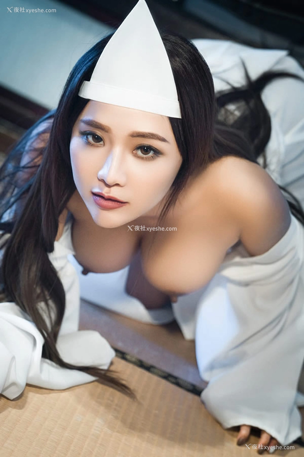 1P - JVID写真E奶乐乐痴女幽灵鬼姬杯无圣光套图2