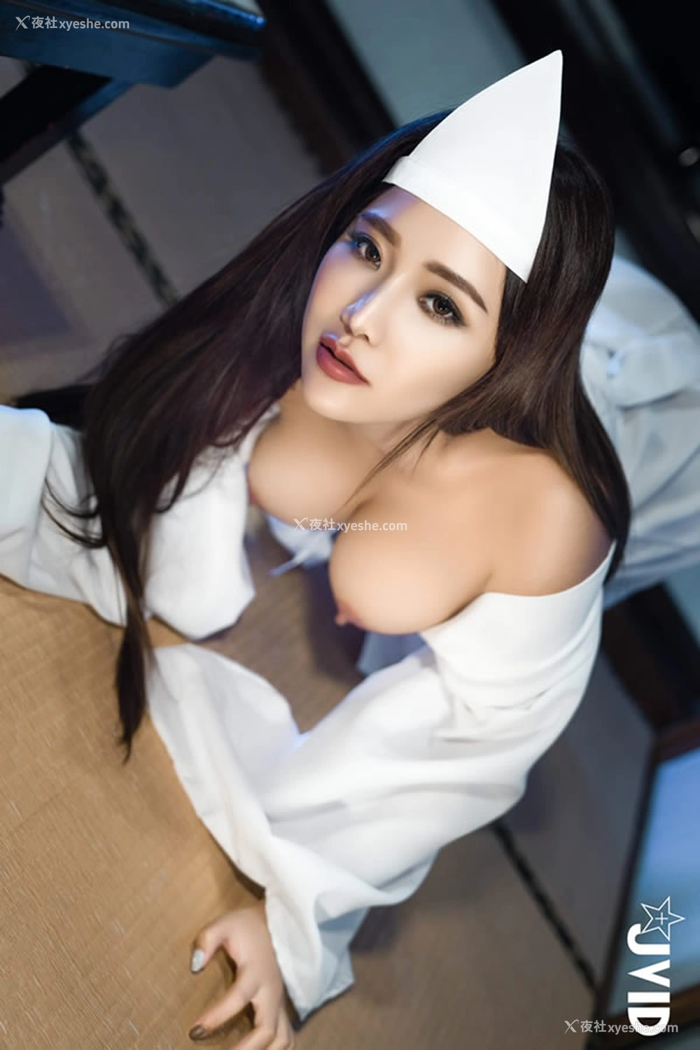 1P - JVID写真E奶乐乐痴女幽灵鬼姬杯无圣光套图2