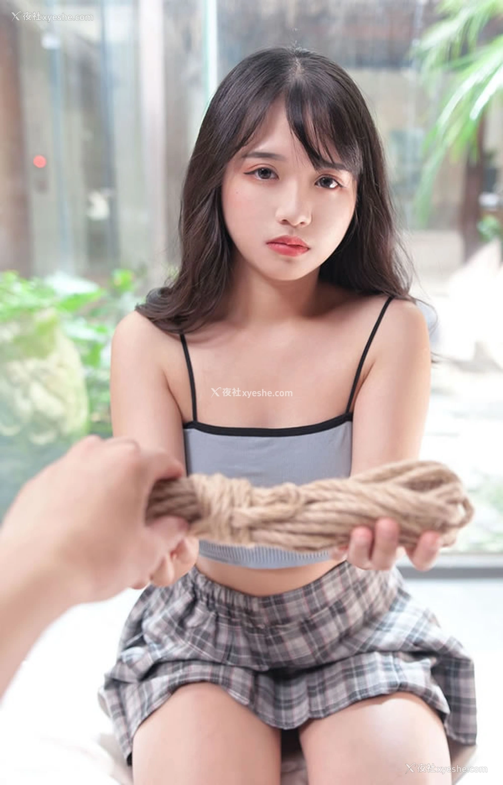 1P - 甜美少女加加瞄SM绳丝束缚无圣光初体验