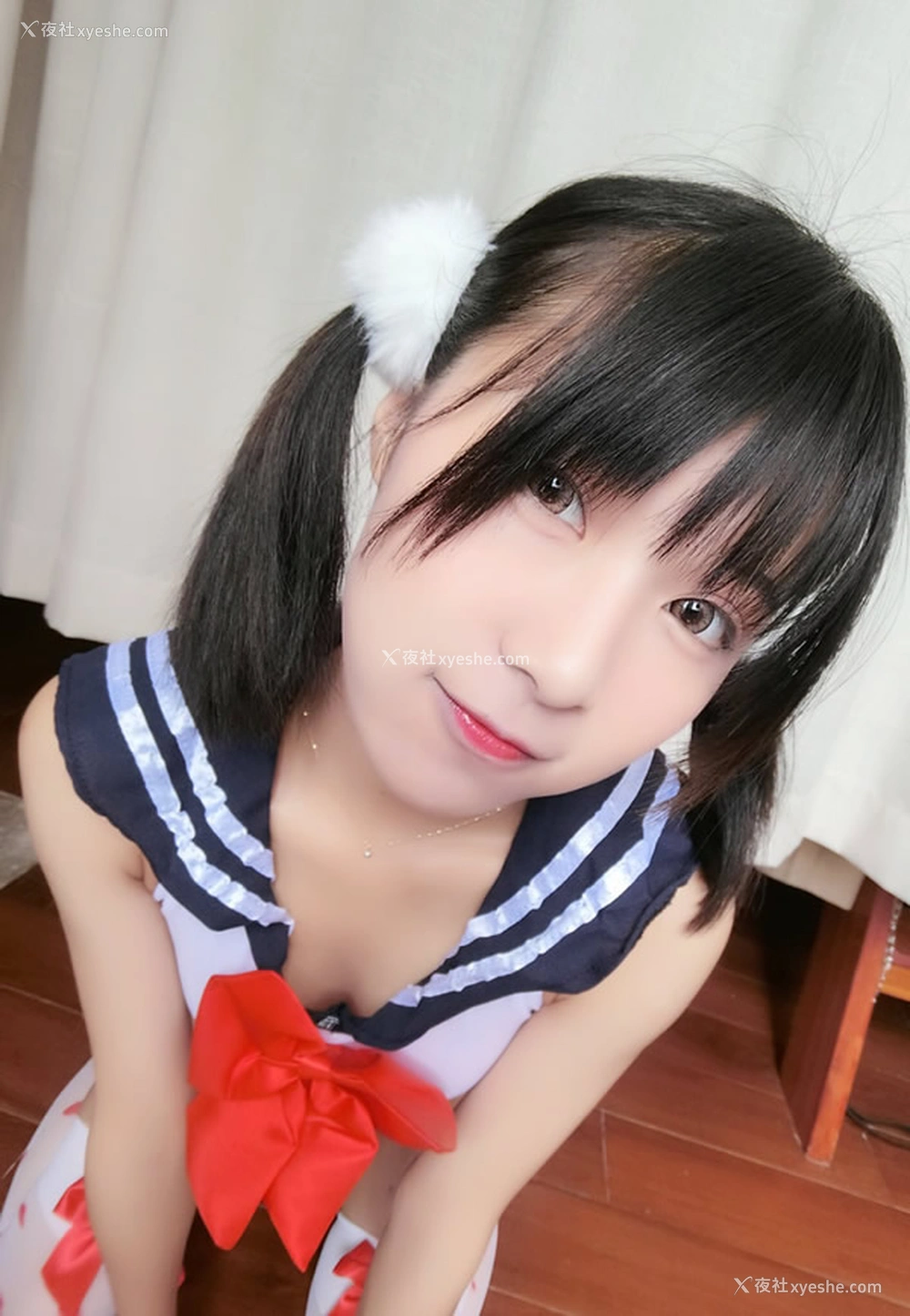 1P - 福利姬我是一只啾-水手服大尺度图集