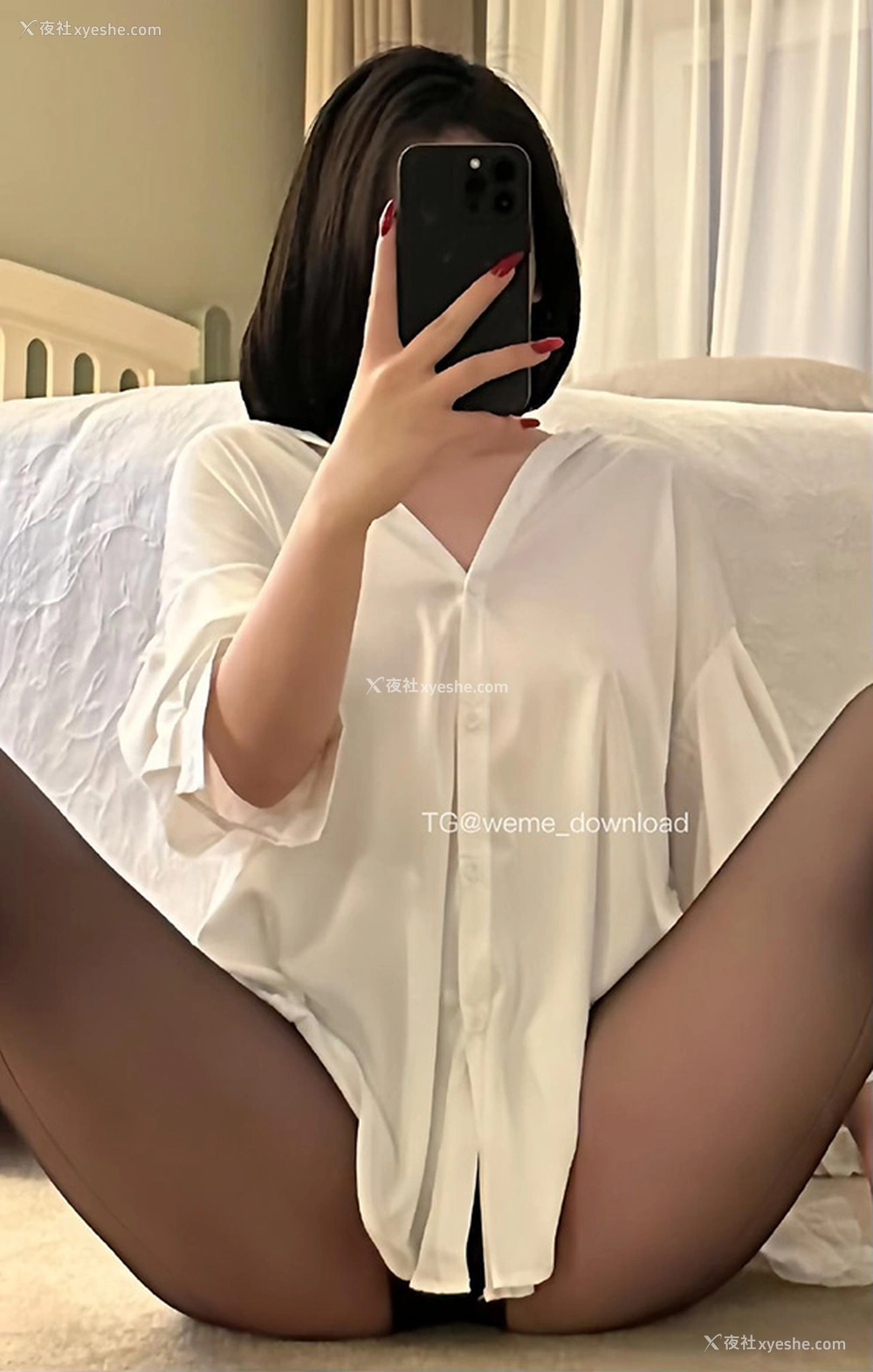 1P - 丝足网红保守的二舅妈微密圈肥臀肉丝图集