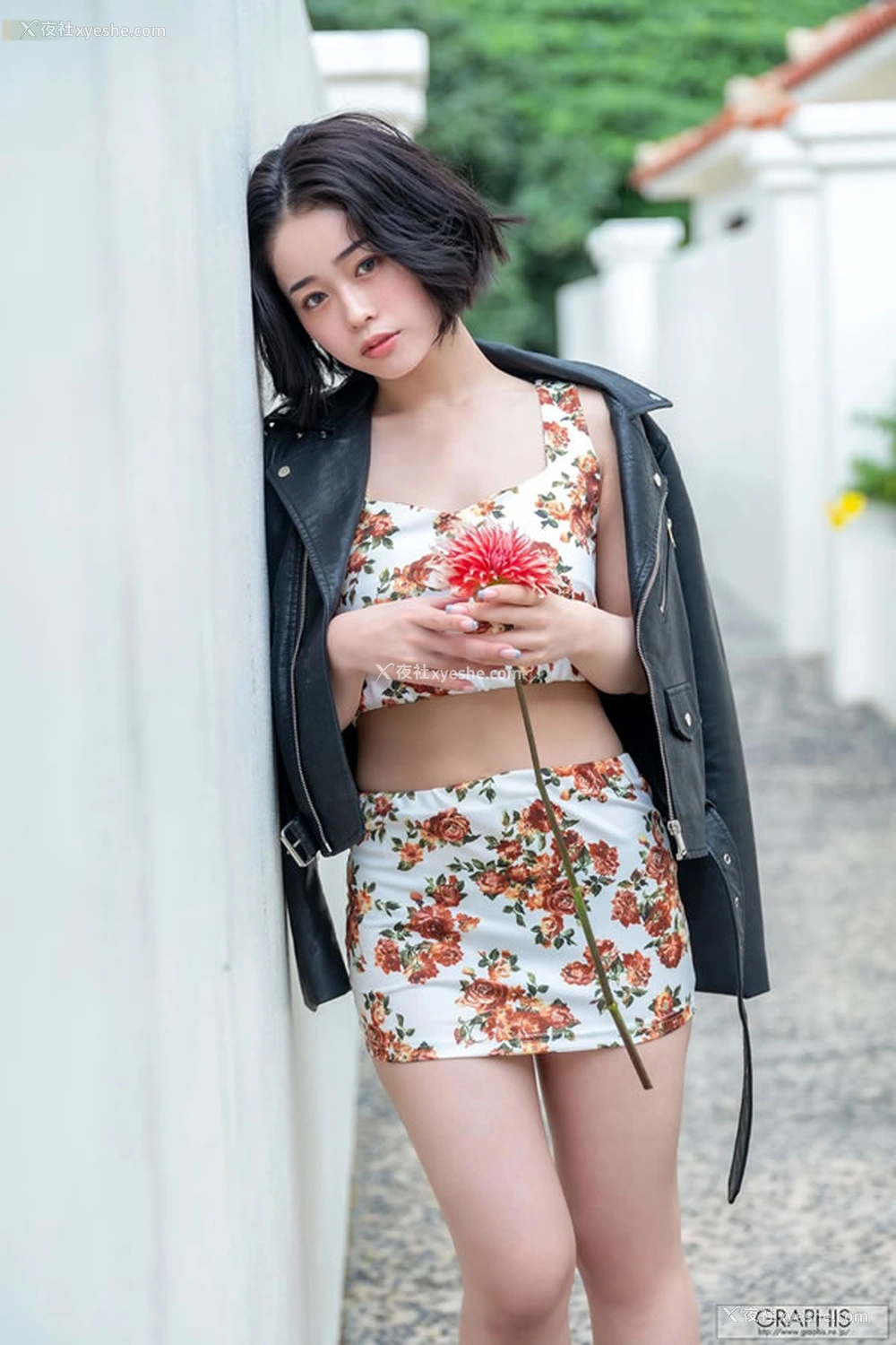 1P - 清新可爱minamo碎花短衣 湿身无圣光图集