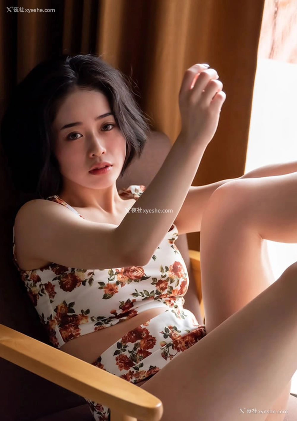 1P - 清新可爱minamo碎花短衣 湿身无圣光图集