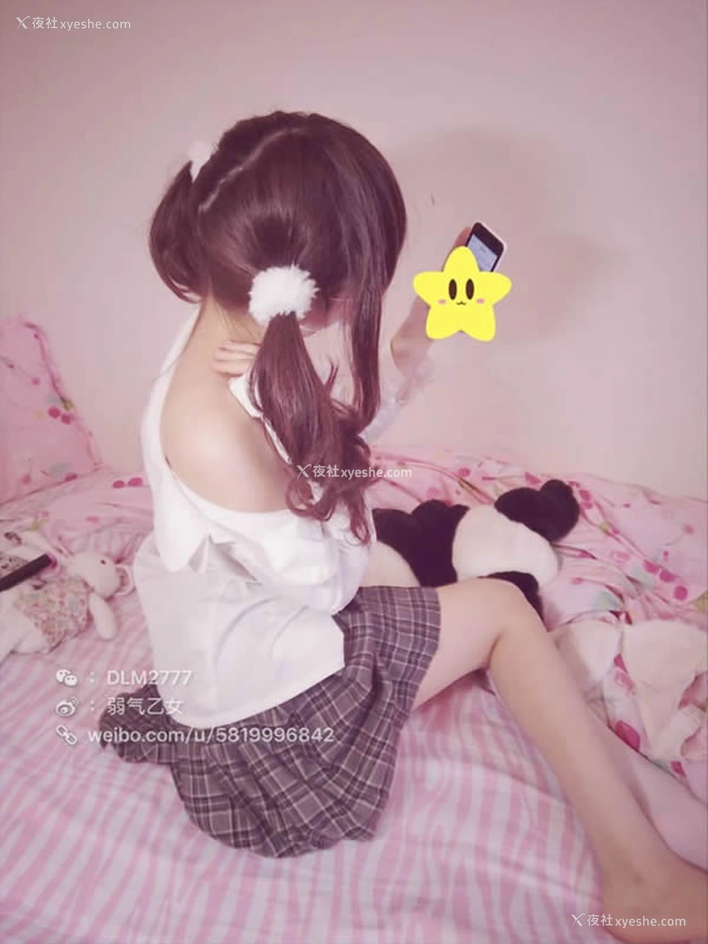 1P - 微博红人弱气乙女无圣光人体艺术套图写真4