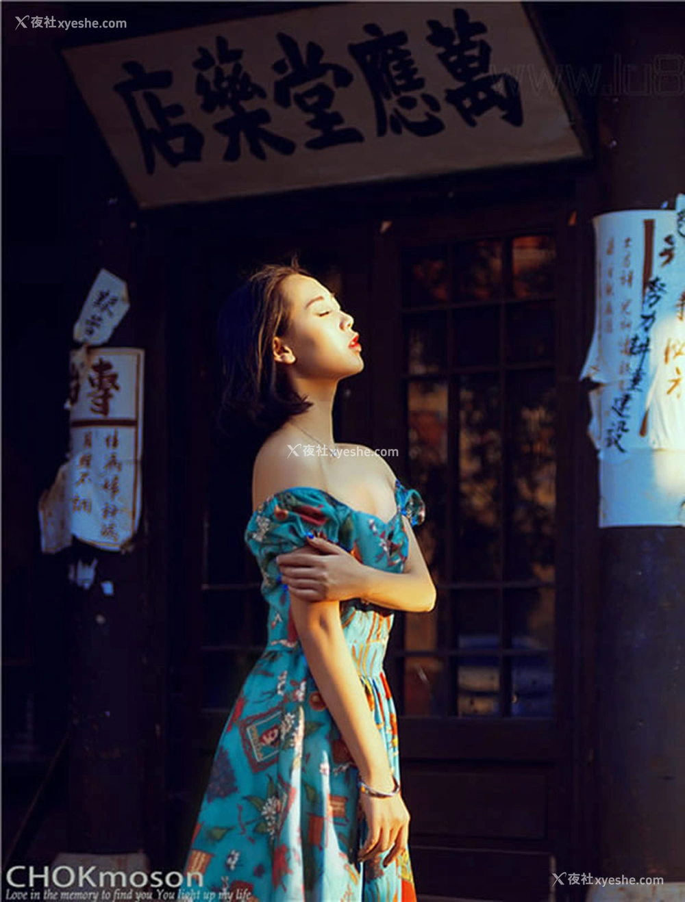 1P - 脱神作品-古城魅影唯美无圣光人体艺术写真