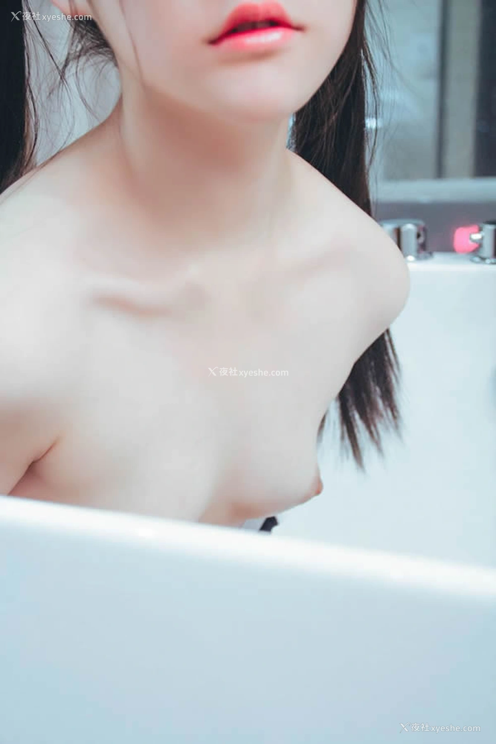 1P - 团子VIP无圣光系列-沐浴小美女无圣光人体写真